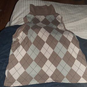 Plaid shoulder see top